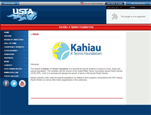 Tablet Screenshot of kahiautennis.usta.com