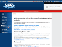 Tablet Screenshot of bozemantennis.usta.com