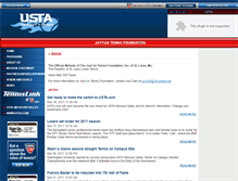 Tablet Screenshot of justustf.usta.com
