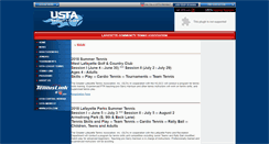 Desktop Screenshot of lafayette.usta.com