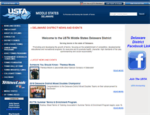 Tablet Screenshot of delaware.usta.com