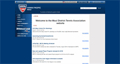 Desktop Screenshot of maui.usta.com
