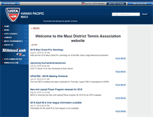 Tablet Screenshot of maui.usta.com